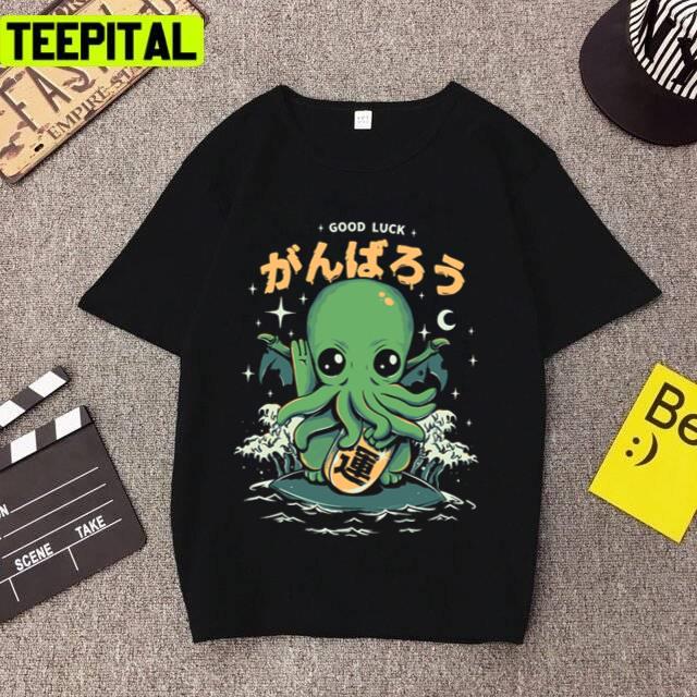 Good Luck Cthulhu Vintage Ghostbusters Unisex T-Shirt Good Luck Cthulhu Vintage Ghostbusters Unisex T-Shirt