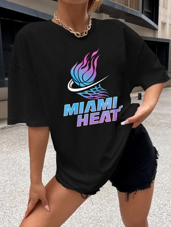 Gradient Style Miami Heat Basketball Unisex T-Shirt Gradient Style Miami Heat Basketball Unisex T-Shirt