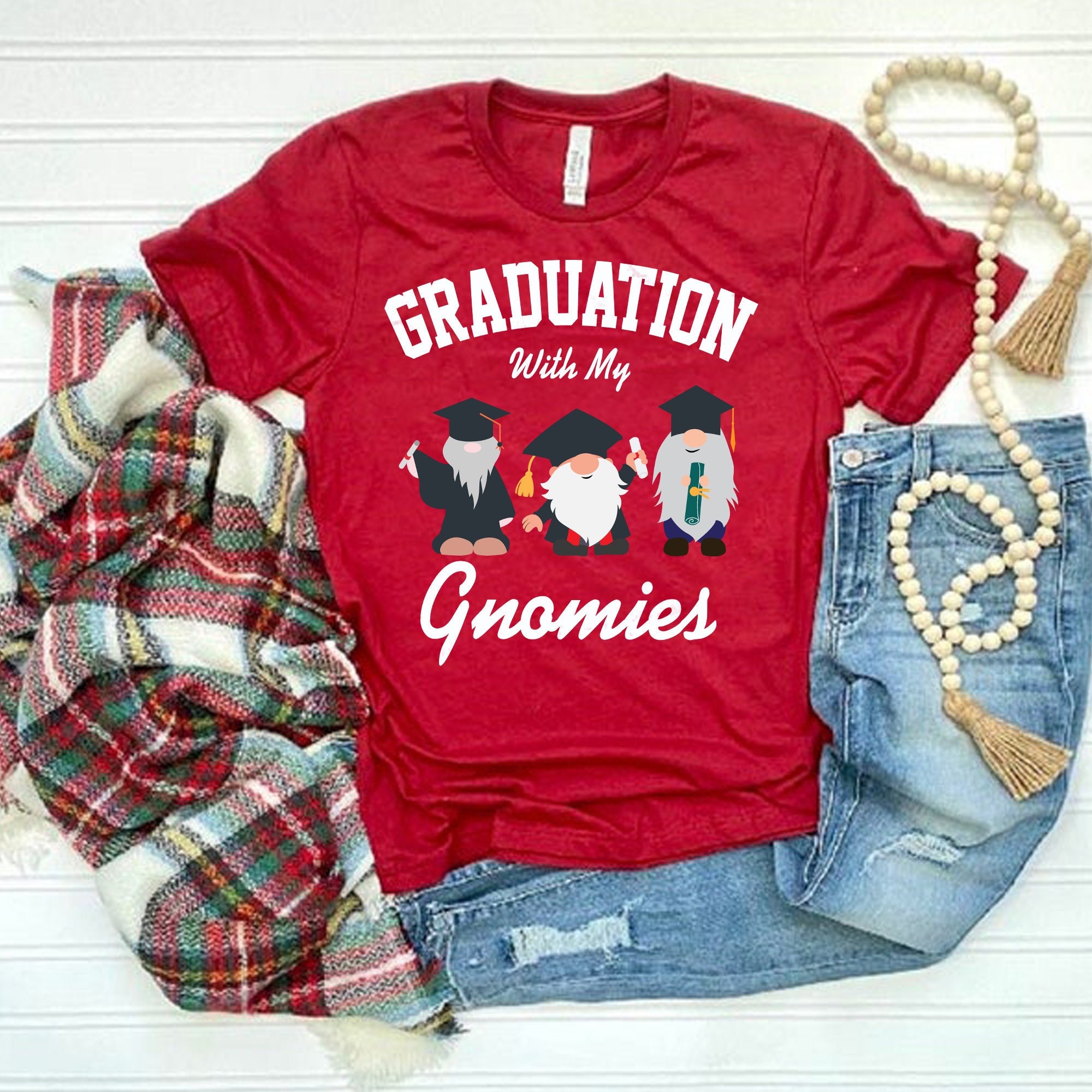 Graduation With My Gnomies Graduation Day Unisex T-Shirt Graduation With My Gnomies Graduation Day Unisex T-Shirt