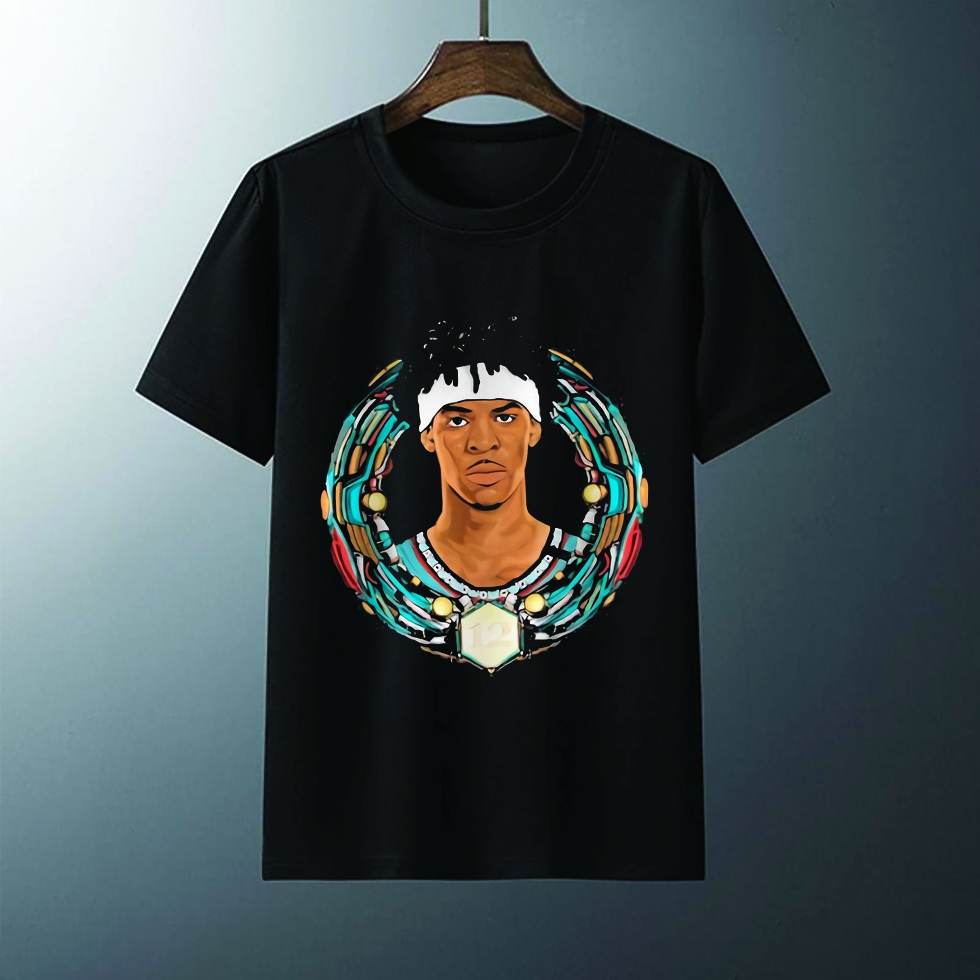 Graphic Art Ja Morant Memphis Grizzlies Basketball unisex T-Shirt Graphic Art Ja Morant Memphis Grizzlies Basketball unisex T-Shirt