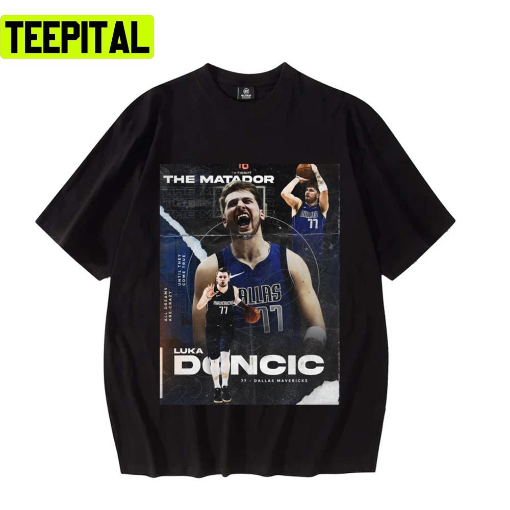 Graphic Of Luka Magic 77 Basketball Dallas Mavericks Unisex T-Shirt Graphic Of Luka Magic 77 Basketball Dallas Mavericks Unisex T-Shirt