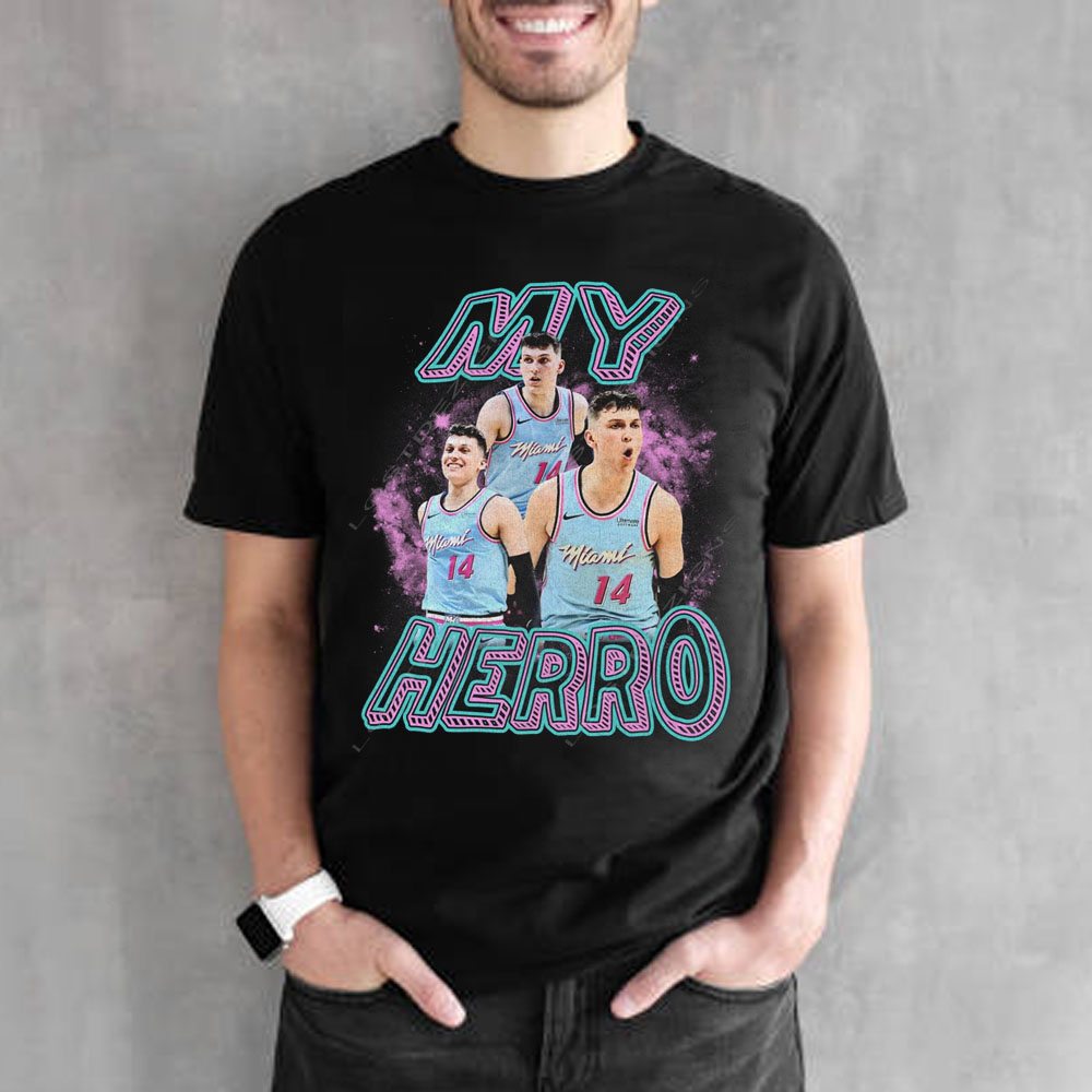 Graphic Style Tyler Herro Miami Heat Basketball Unisex T-Shirt Graphic Style Tyler Herro Miami Heat Basketball Unisex T-Shirt