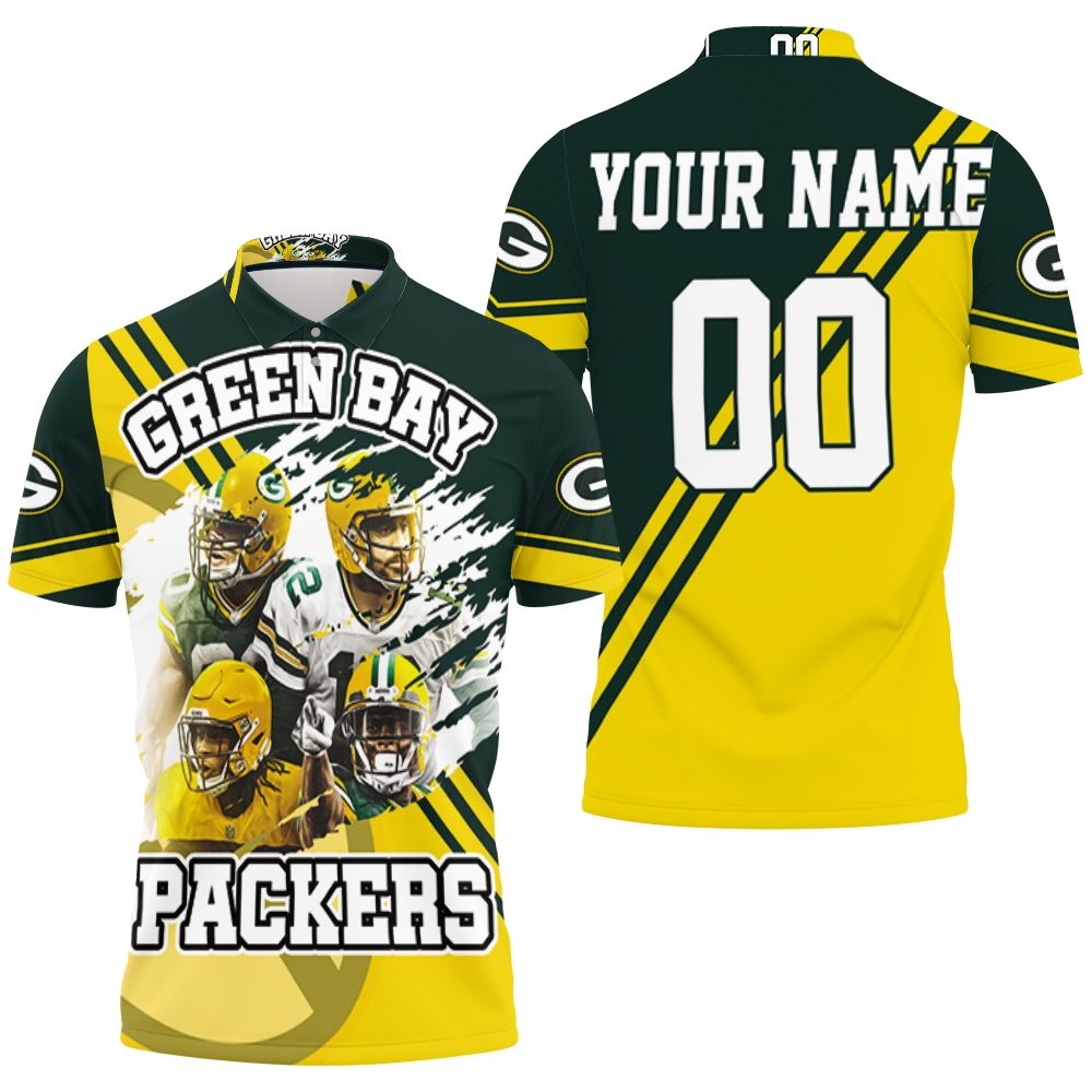 Green Bay Packers Aaron Rodgers 12 Jimmy Graham 80 Aaron Jones 33 Davante Adams 17 For Fans Personalized Polo Shirt All Over Print Shirt 3d T-shirt Green Bay Packers Aaron Rodgers 12 Jimmy Graham 80 Aaron Jones 33 Davante Adams 17 For Fans Personalized Polo Shirt All Over Print Shirt 3d T-shirt