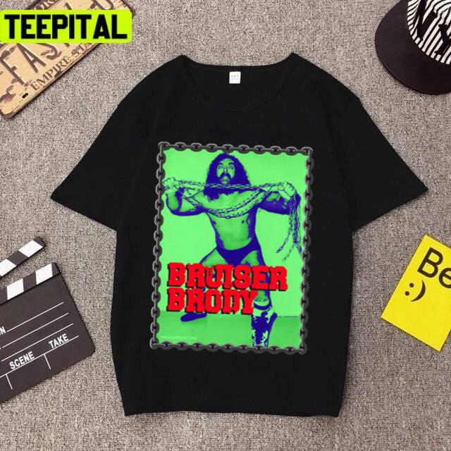 Green Design Of Bruiser Brody Red River Jack Wwe Wrestling Unisex T-Shirt Green Design Of Bruiser Brody Red River Jack Wwe Wrestling Unisex T-Shirt