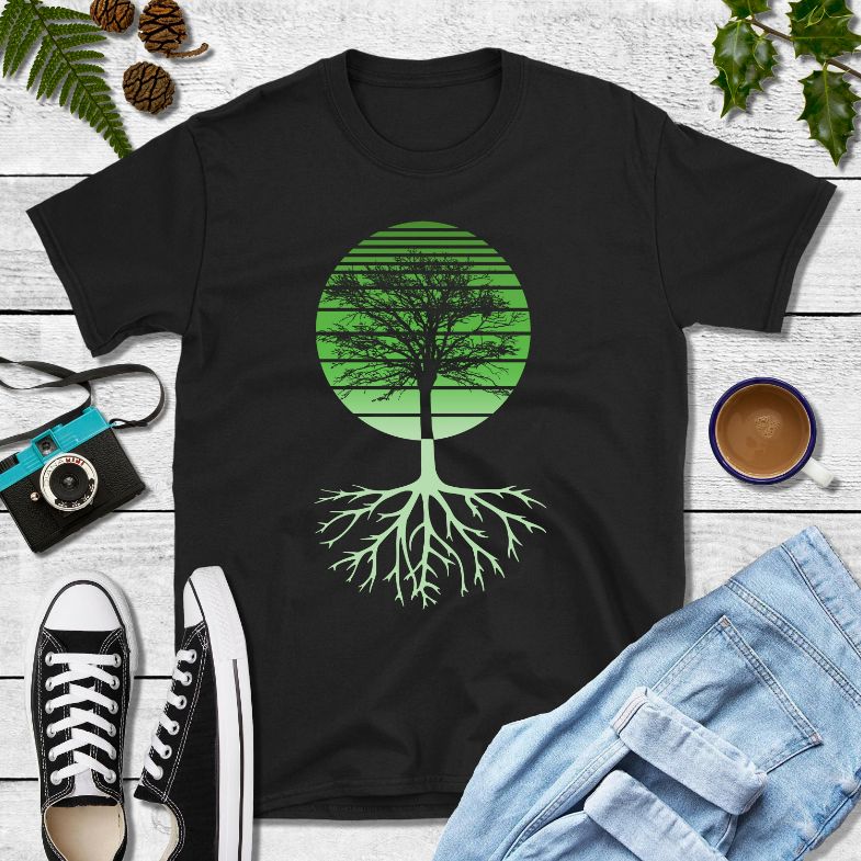Green Tree Roots T-Shirt Green Tree Roots T-Shirt
