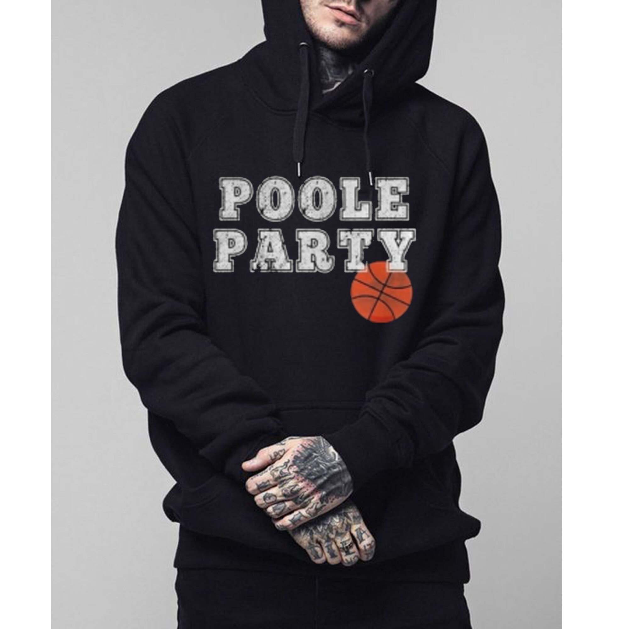 Grunge Poole Party Warriors Basketball Unisex Hoodie Grunge Poole Party Warriors Basketball Unisex Hoodie
