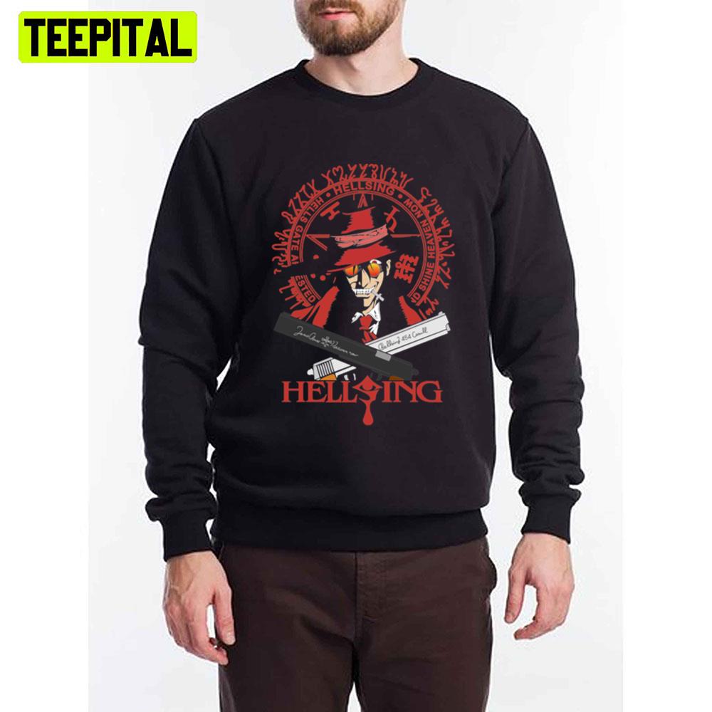 Guns Art Design Hellsing Unisex T-Shirt Guns Art Design Hellsing Unisex T-Shirt