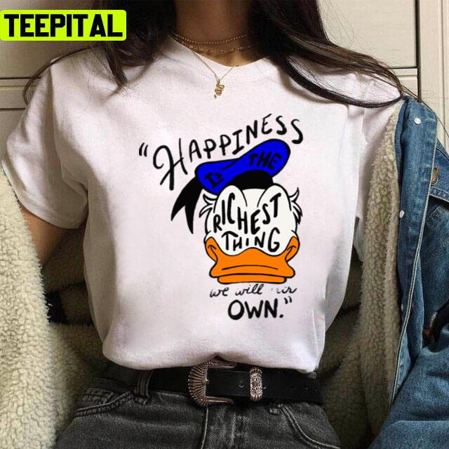 Happiness It's Donald Duck Disney Cartoon Unisex T-Shirt Happiness It's Donald Duck Disney Cartoon Unisex T-Shirt