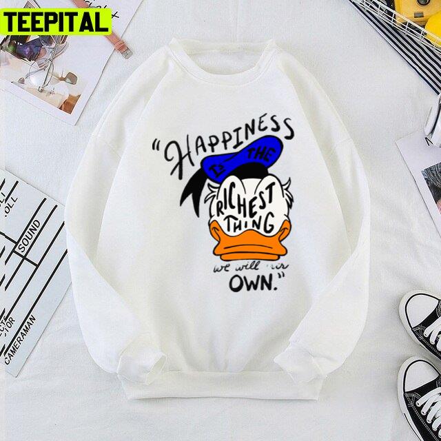 Happiness It's Donald Duck Disney Cartoon Unisex T-Shirt Happiness It's Donald Duck Disney Cartoon Unisex T-Shirt