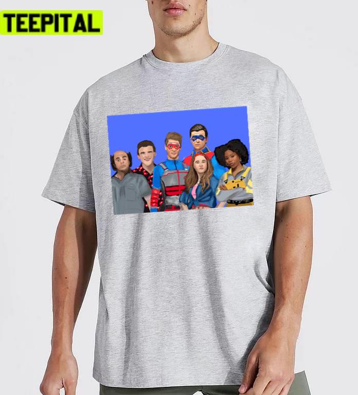 Henry Danger Squad Digital Drawing Unisex T-Shirt Henry Danger Squad Digital Drawing Unisex T-Shirt