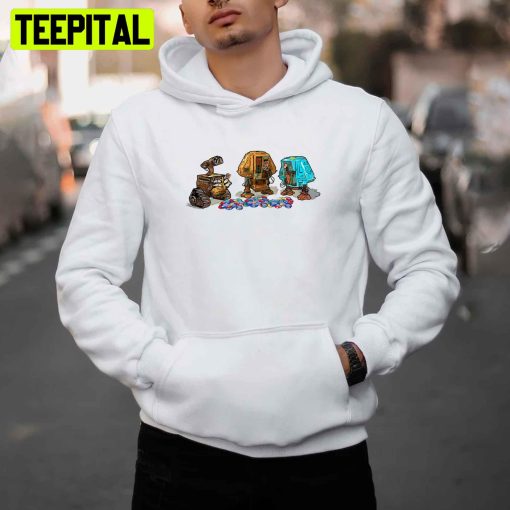 Hewey, Dewey And Wall-E Unisex T-Shirt