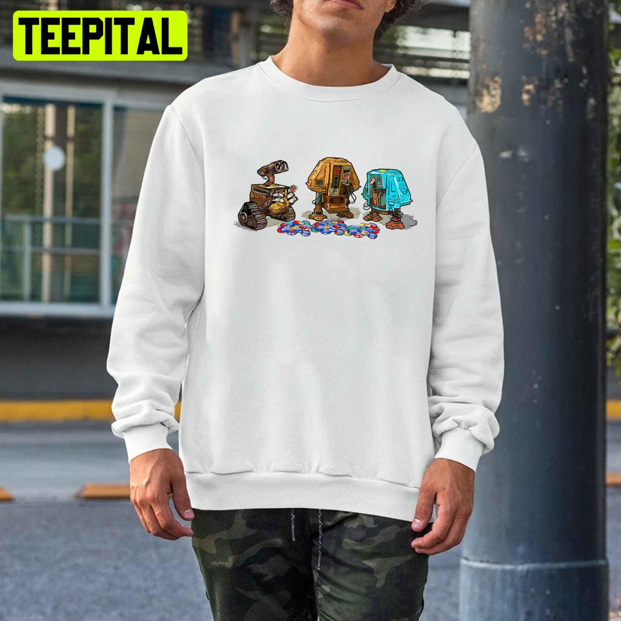 Hewey, Dewey And Wall-E Unisex T-Shirt Hewey, Dewey And Wall-E Unisex T-Shirt