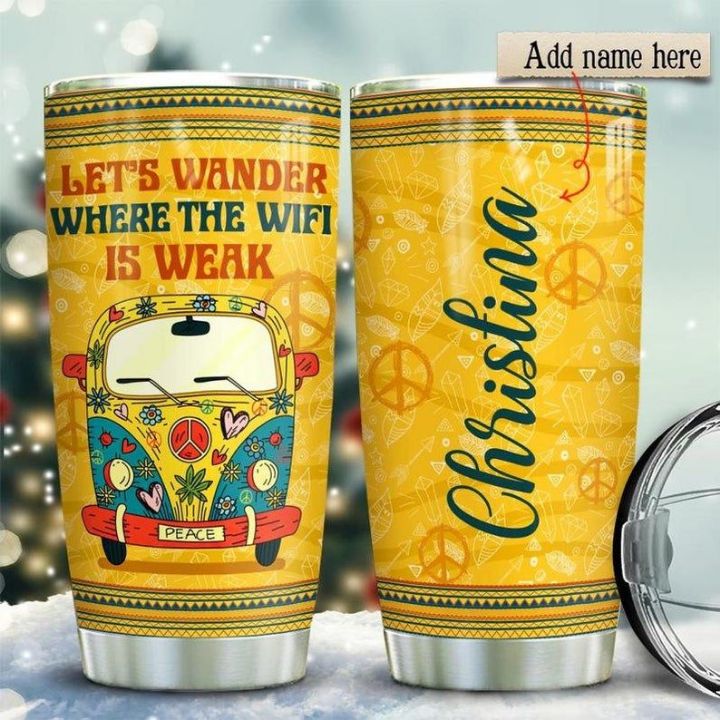 Hippie Van Personalized Hippie Gift For Lover Day Travel Tumbler Hippie Van Personalized Hippie Gift For Lover Day Travel Tumbler