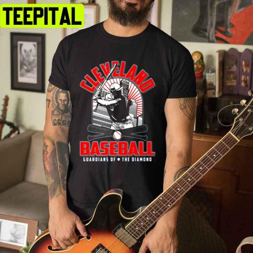 Hit Below The Belt Cleveland Guardians Baseball Unisex T-Shirt