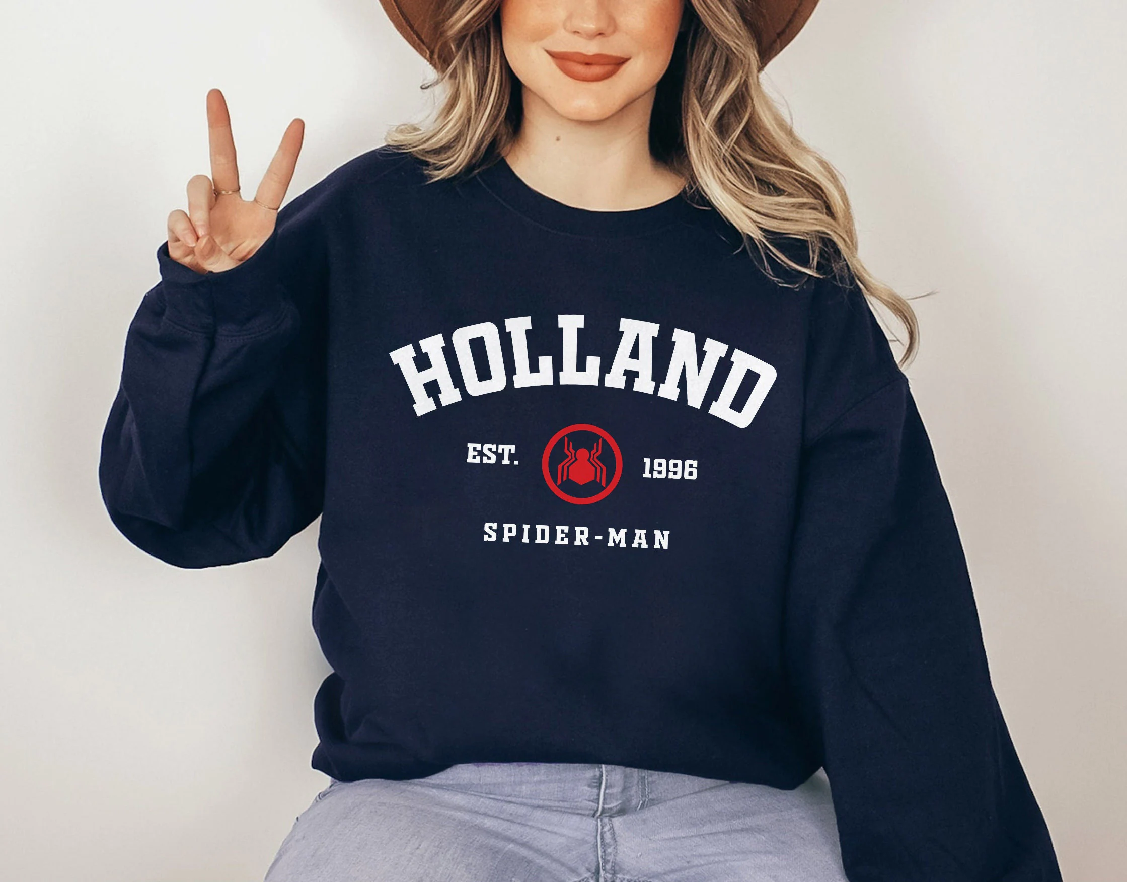 Holland 1996 Peter Parker Spiderman Unisex Sweatshirt Holland 1996 Peter Parker Spiderman Unisex Sweatshirt