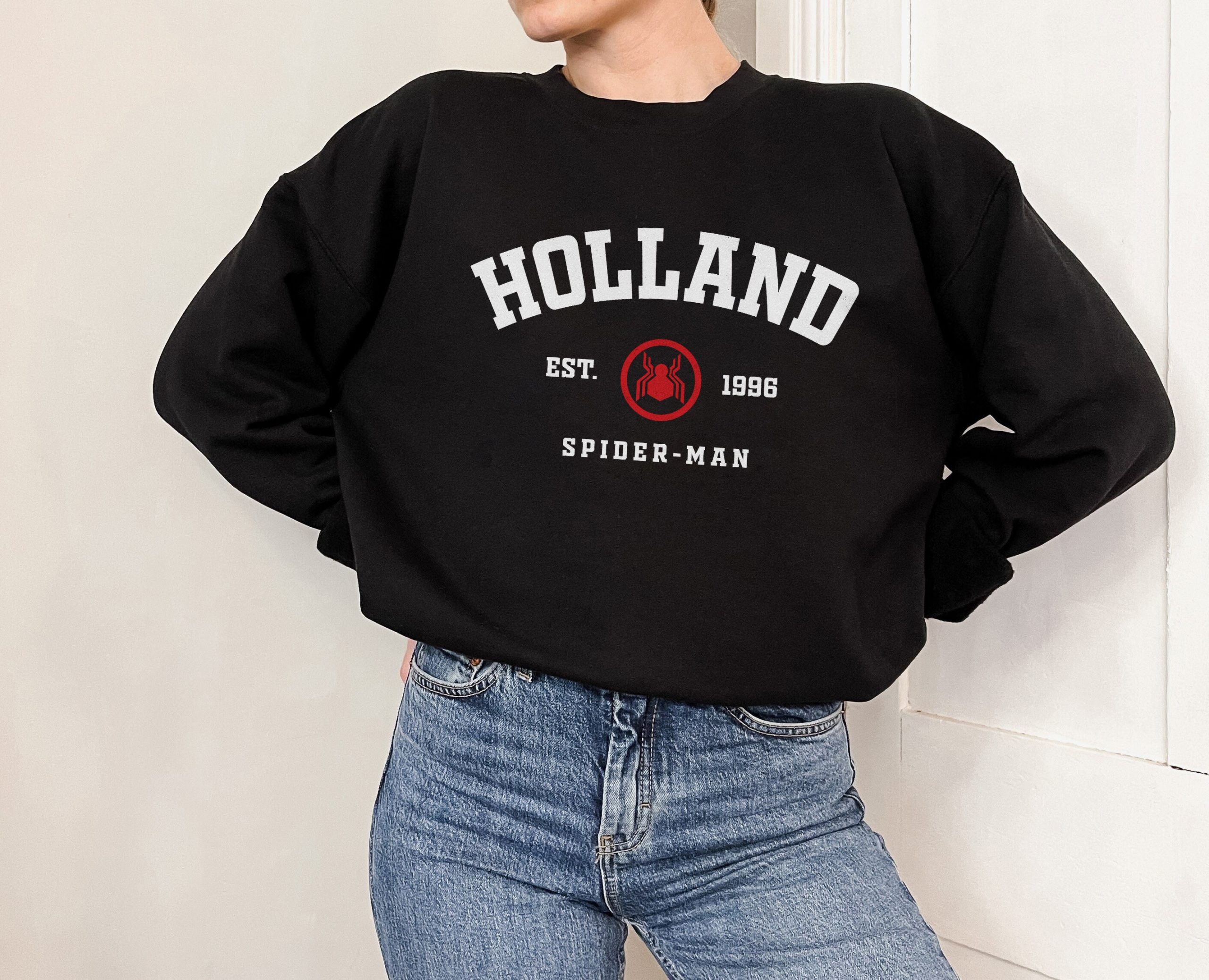 Holland 1996 Peter Parker Spiderman Unisex Sweatshirt Holland 1996 Peter Parker Spiderman Unisex Sweatshirt