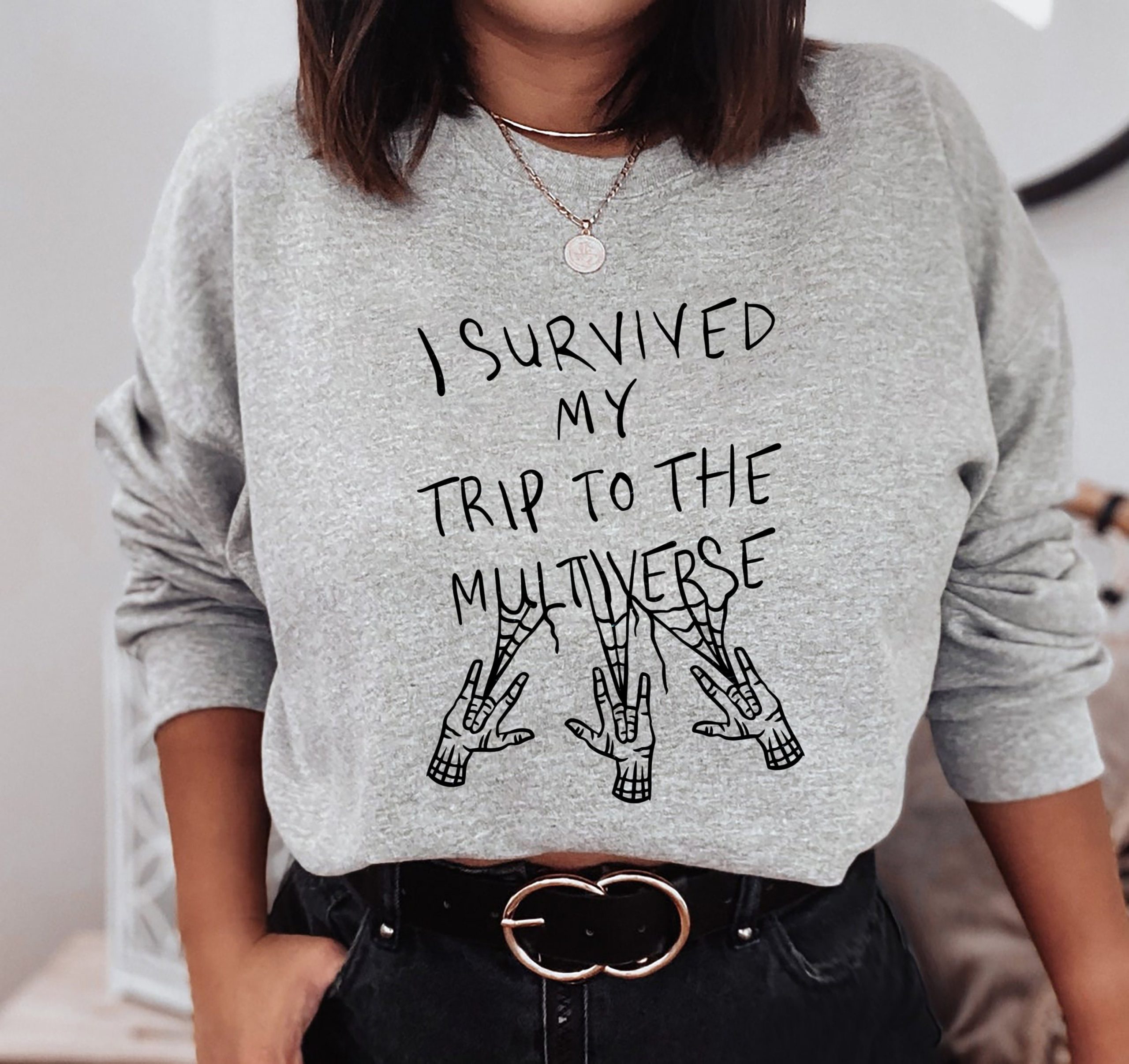 I Survived My Trip To The Multiverse Spiderman Aesthetic No Way Home Unisex T-Shirt I Survived My Trip To The Multiverse Spiderman Aesthetic No Way Home Unisex T-Shirt