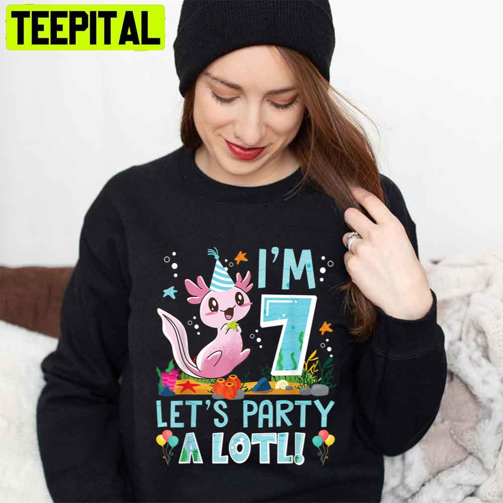 I'm 7 Let's Party A Lotl Unisex T-Shirt I'm 7 Let's Party A Lotl Unisex T-Shirt