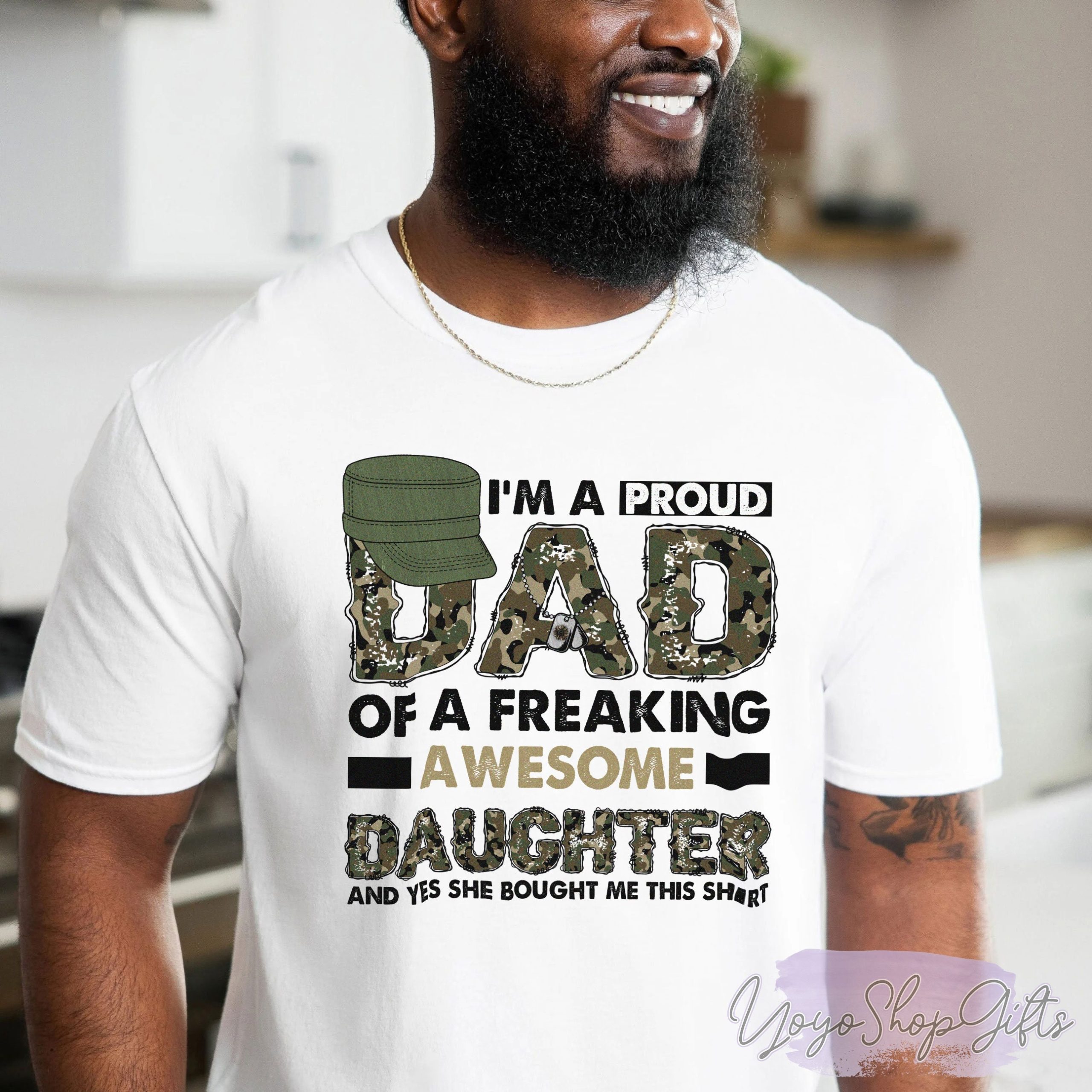 I'm A Proud Dad Freaking Awesome Daughter Father's Day Unisex T-Shirt I'm A Proud Dad Freaking Awesome Daughter Father's Day Unisex T-Shirt