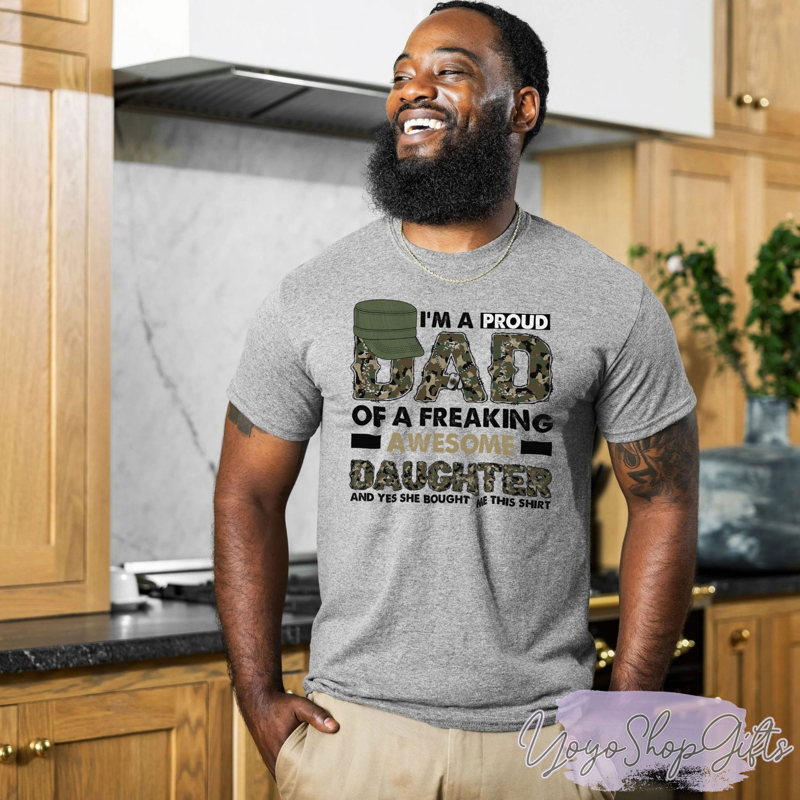 I'm A Proud Dad Freaking Awesome Daughter Father's Day Unisex T-Shirt I'm A Proud Dad Freaking Awesome Daughter Father's Day Unisex T-Shirt