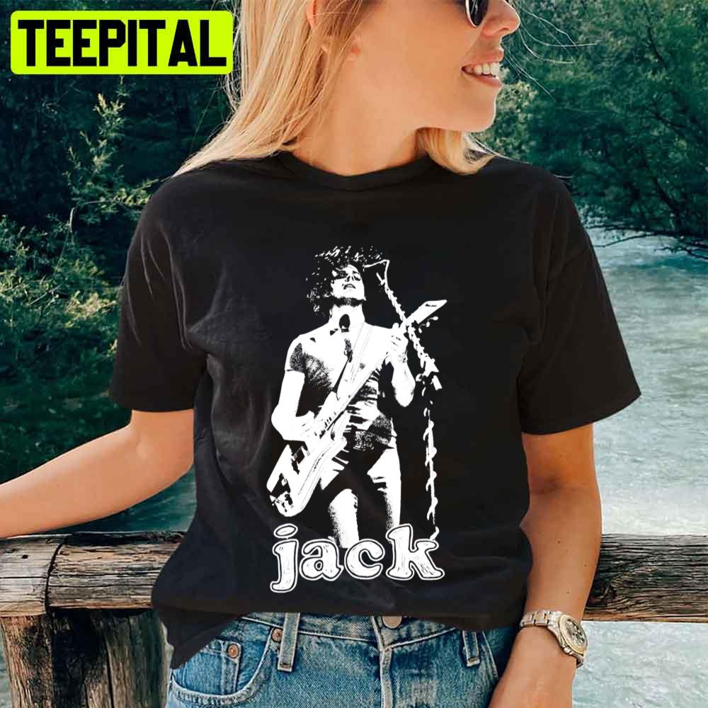 Jack The White Stencil Unisex T-Shirt Jack The White Stencil Unisex T-Shirt