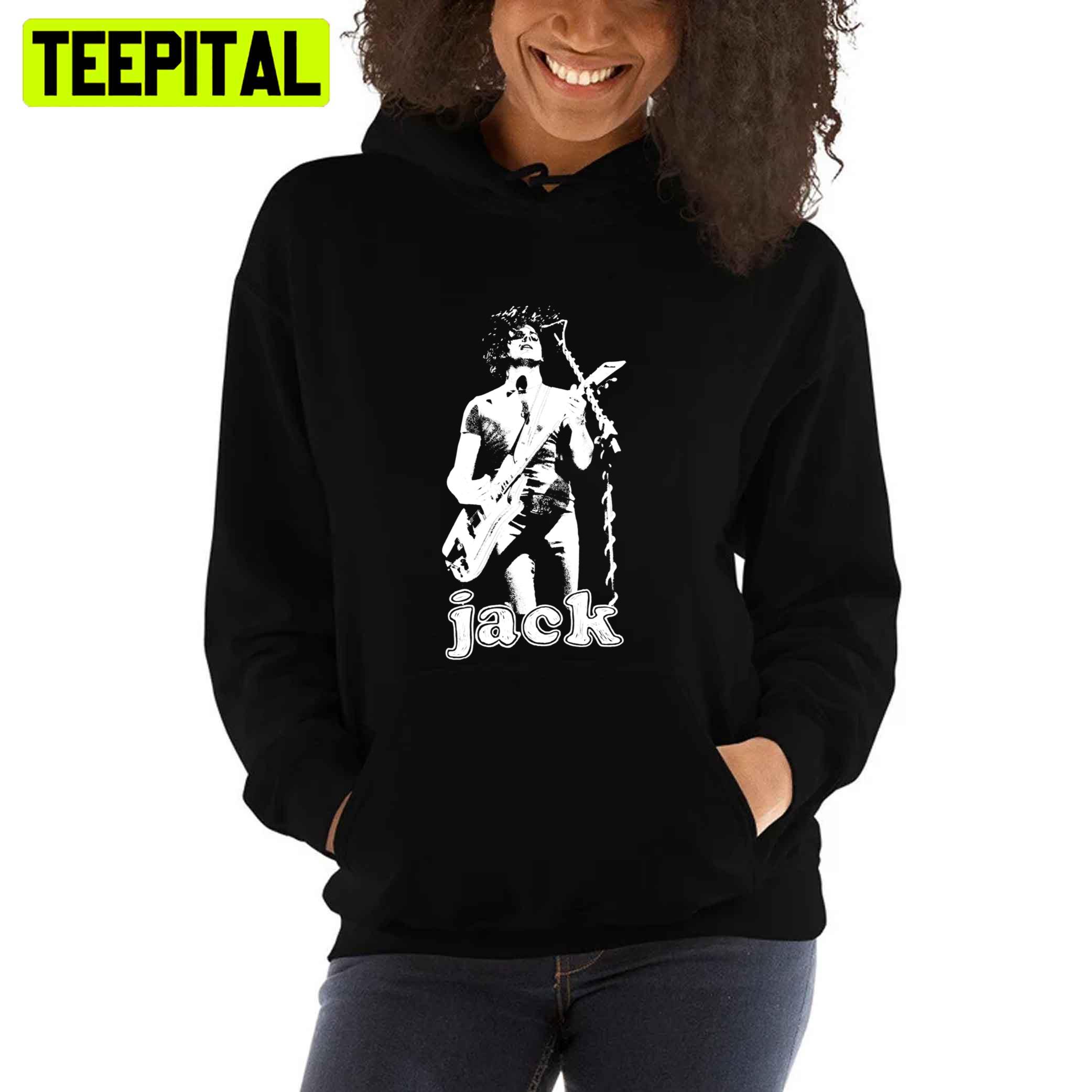Jack The White Stencil Unisex T-Shirt Jack The White Stencil Unisex T-Shirt