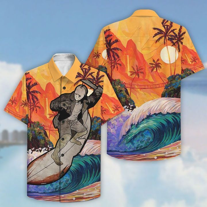 Jason Voorhees Short Sleeve Shirt Hobbies Tropical Shirts Vintage Hawaiian Shirts HA33 Jason Voorhees Short Sleeve Shirt Hobbies Tropical Shirts Vintage Hawaiian Shirts HA33
