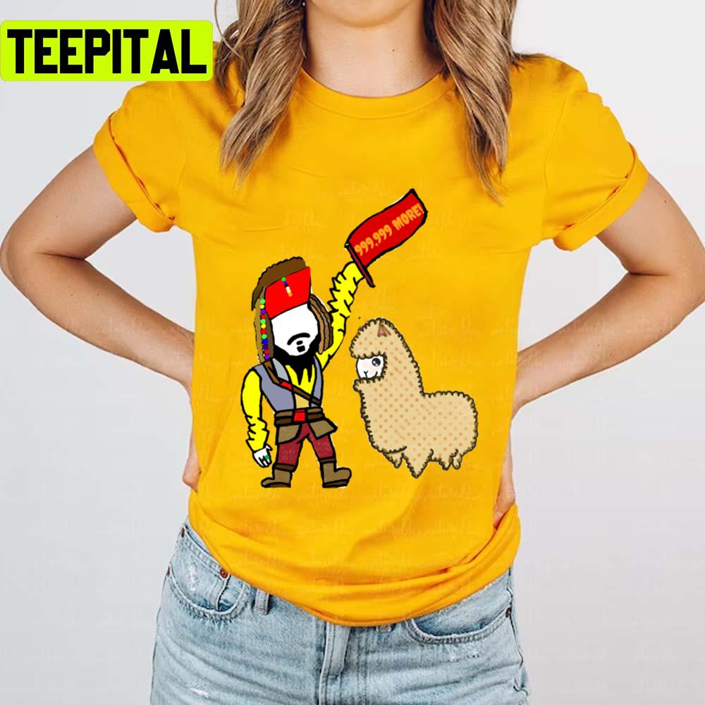 Johnny Depp’s One Million Alpacas Jack Sparrow Unisex T-Shirt Johnny Depp’s One Million Alpacas Jack Sparrow Unisex T-Shirt