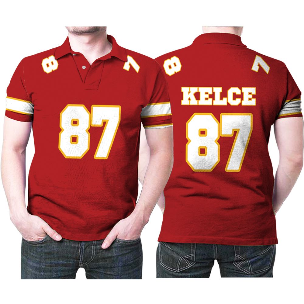 Kansas City Chiefs Travis Kelce 87 Great Player Red Game Jersey Style Gift For Chiefs Fans Kelce Lovers Polo Shirt All Over Print Shirt 3d T-shirt Kansas City Chiefs Travis Kelce 87 Great Player Red Game Jersey Style Gift For Chiefs Fans Kelce Lovers Polo Shirt All Over Print Shirt 3d T-shirt