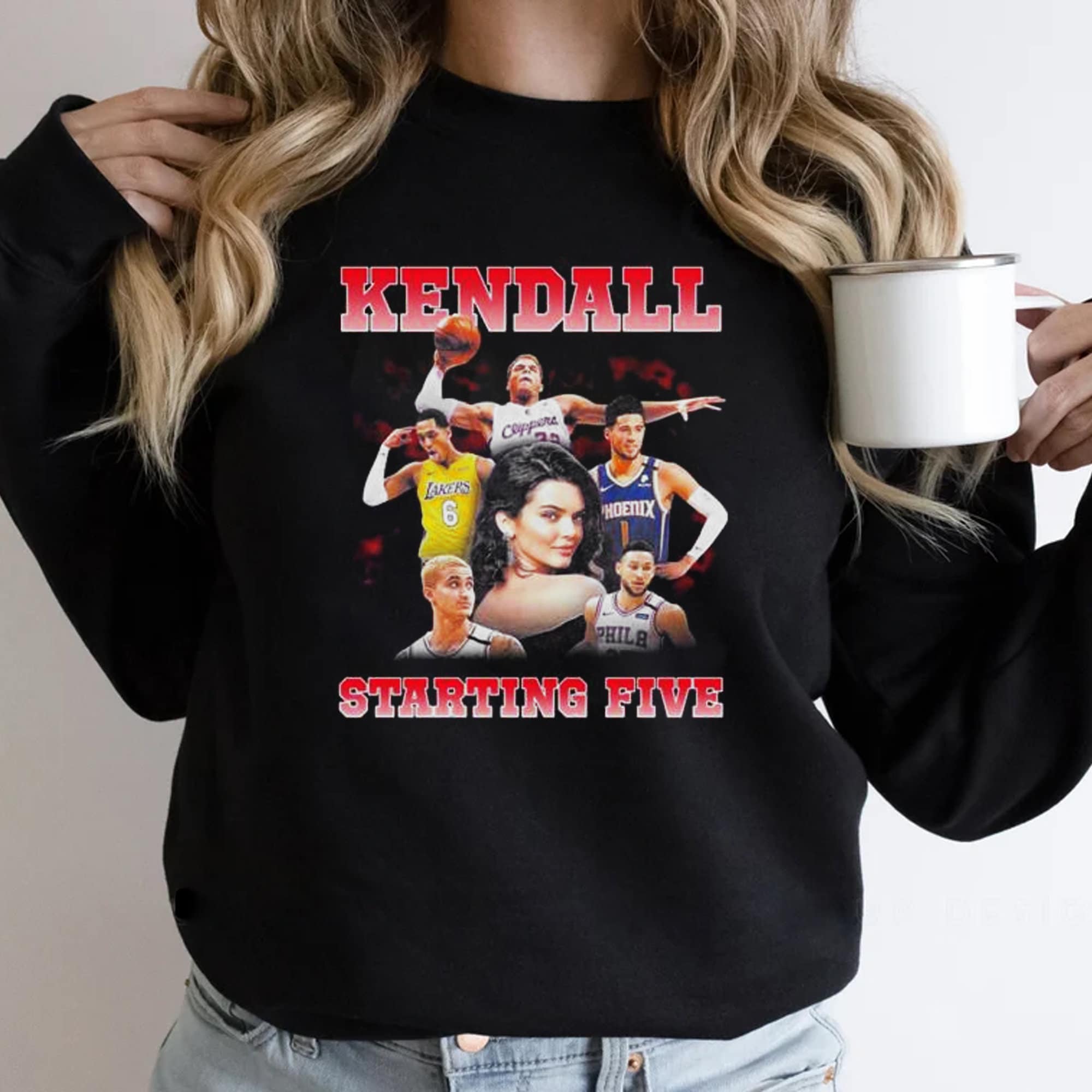 Kendall Starting Five Jenner Team Unisex T-Shirt Kendall Starting Five Jenner Team Unisex T-Shirt