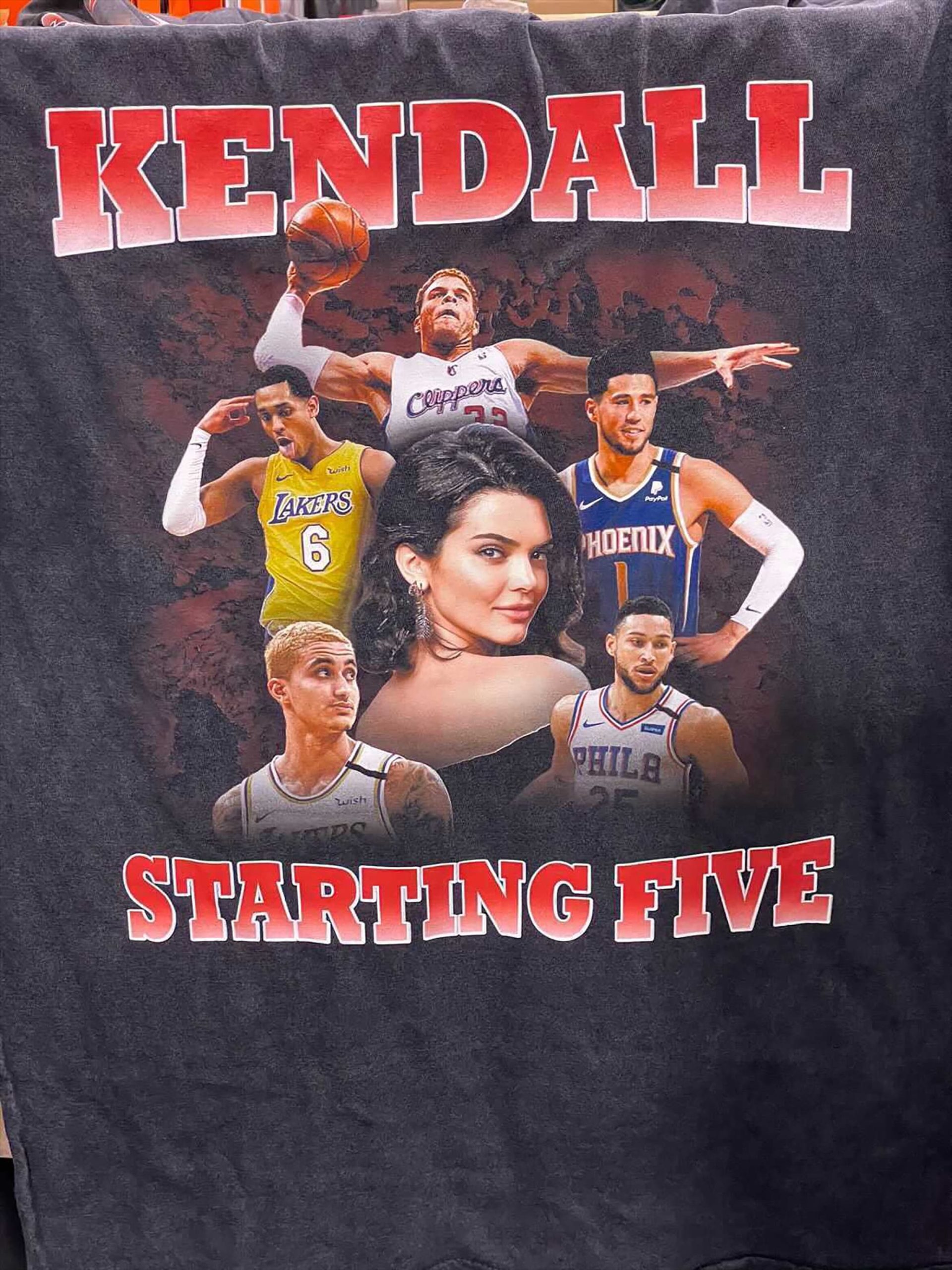 Kendall Starting Five Jenner Team Unisex T-Shirt Kendall Starting Five Jenner Team Unisex T-Shirt