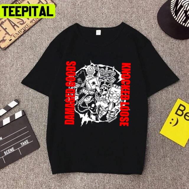 Knocked Down Damaged Goods Design Unisex T-Shirt Knocked Down Damaged Goods Design Unisex T-Shirt