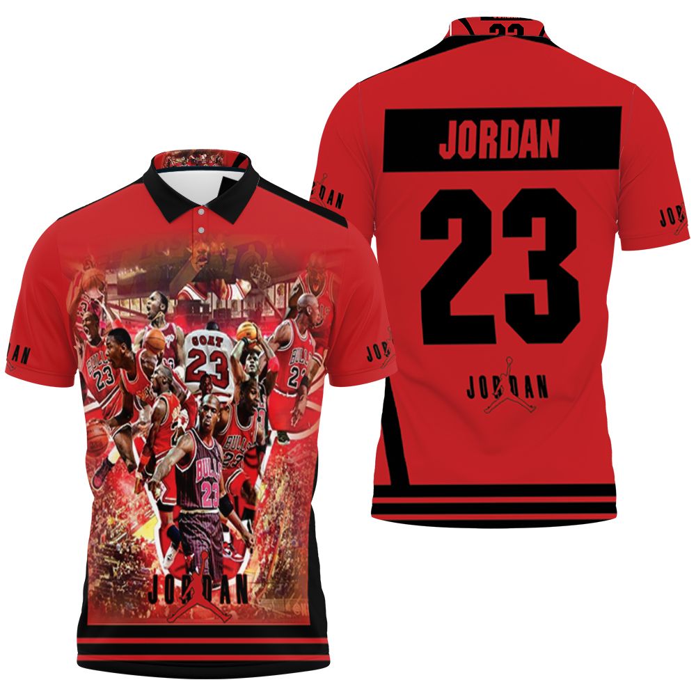 Legend Chicago Bulls 23 Michael Jordan Polo Shirt All Over Print Shirt 3d T-shirt Legend Chicago Bulls 23 Michael Jordan Polo Shirt All Over Print Shirt 3d T-shirt