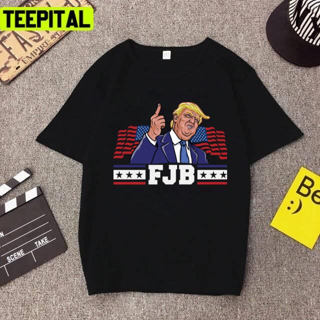 Let's Go Brandon American Flags Design Unisex T-Shirt Let's Go Brandon American Flags Design Unisex T-Shirt