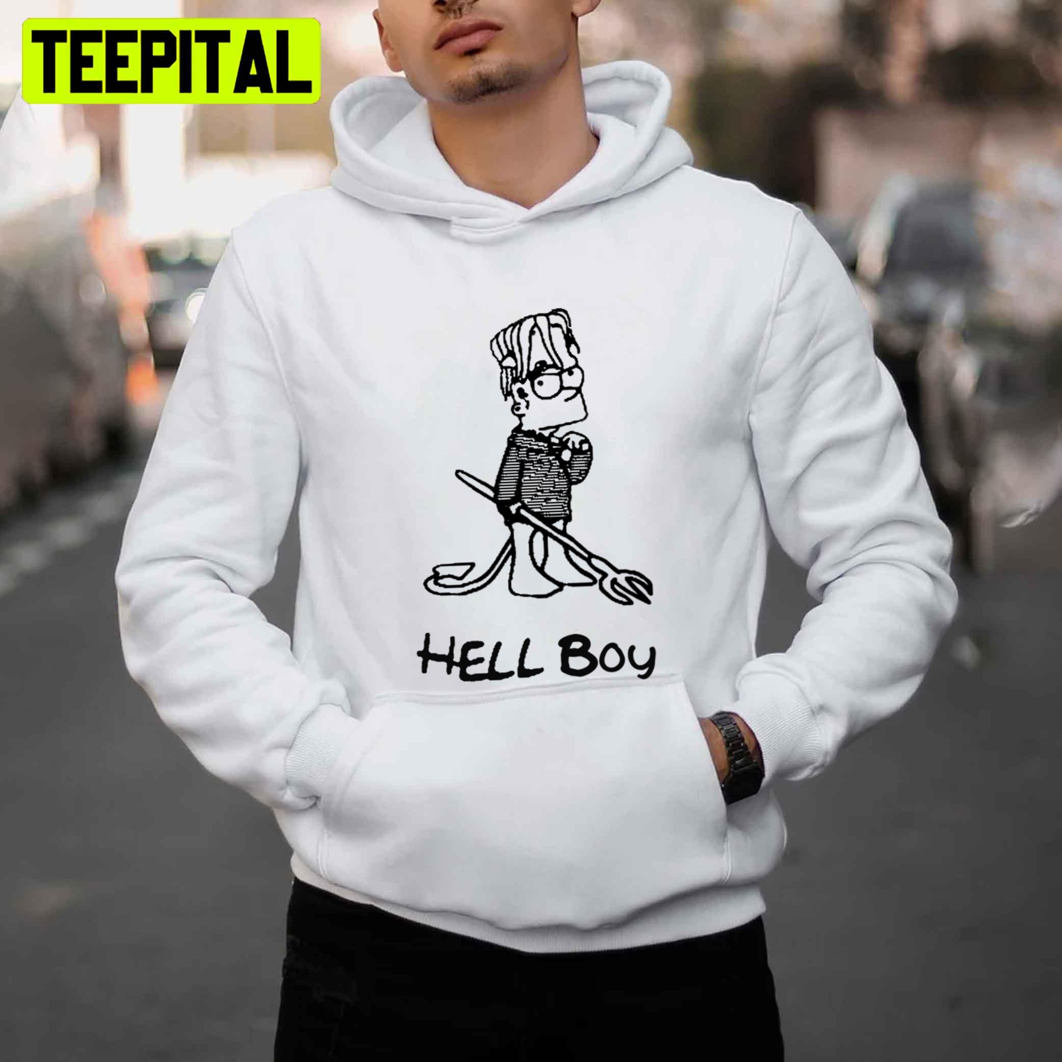 Lil Peep Hell Boy Funny Bart Simpson Unisex T-Shirt Lil Peep Hell Boy Funny Bart Simpson Unisex T-Shirt