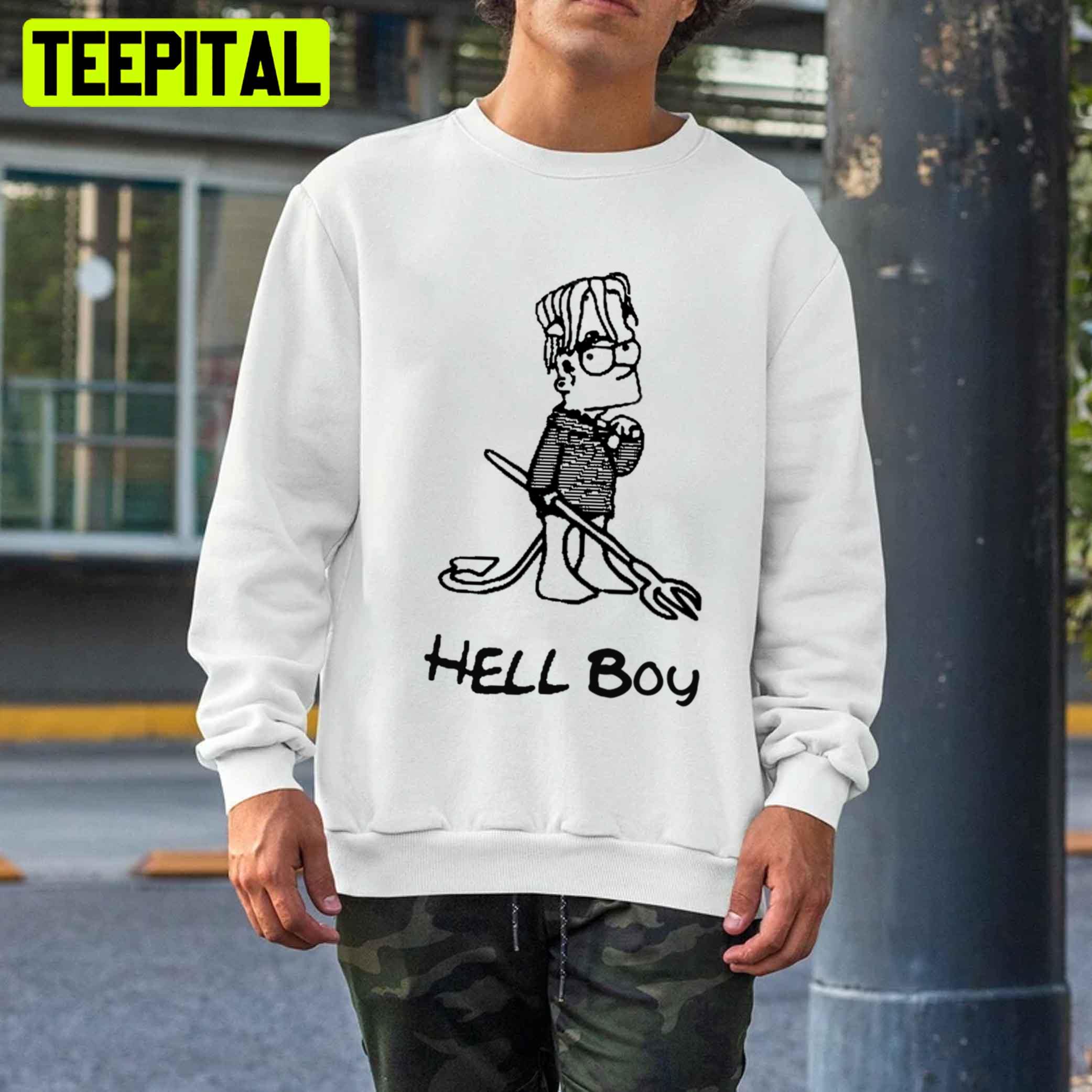 Lil Peep Hell Boy Funny Bart Simpson Unisex T-Shirt Lil Peep Hell Boy Funny Bart Simpson Unisex T-Shirt