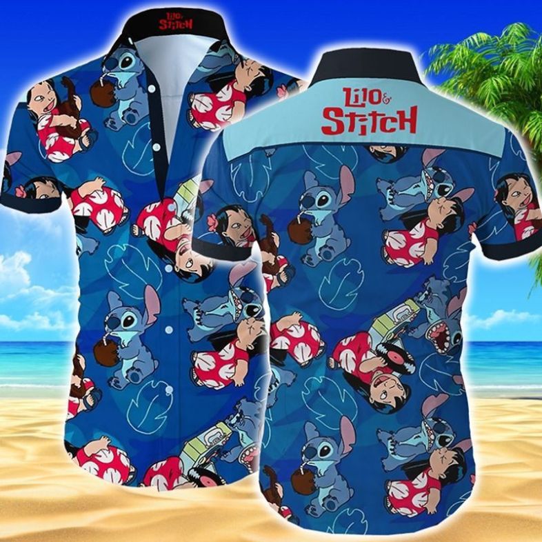 Lilo And Stitch Hawaiian Shirt Lilo And Stitch Hawaiian Shirt