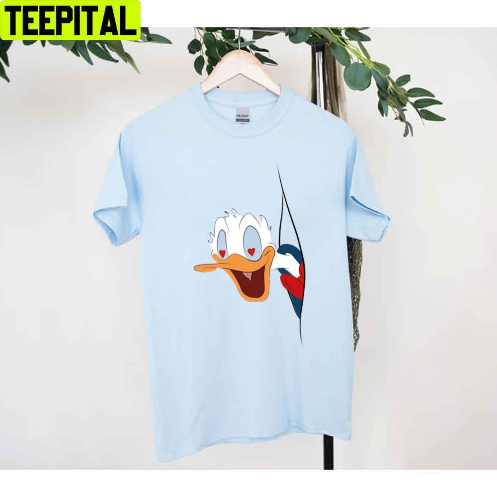Love Eyes Donald Duck Unisex T-Shirt Love Eyes Donald Duck Unisex T-Shirt