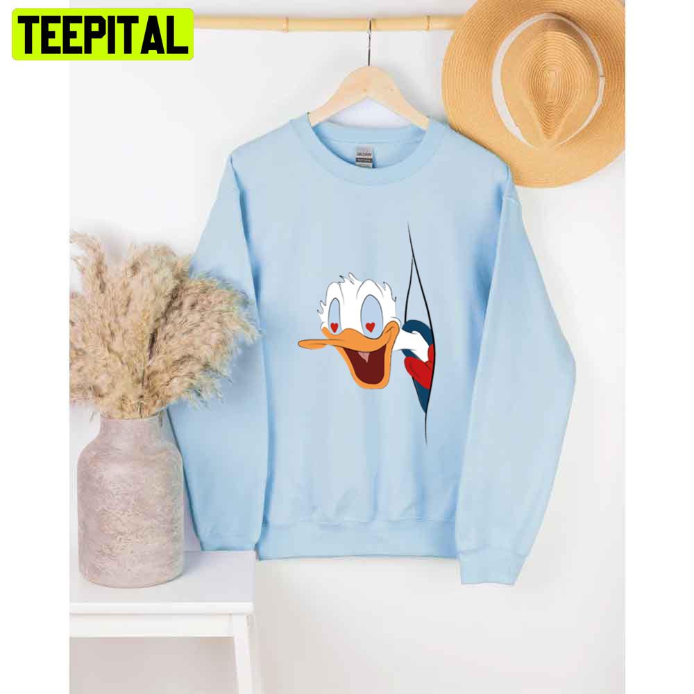 Love Eyes Donald Duck Unisex T-Shirt Love Eyes Donald Duck Unisex T-Shirt
