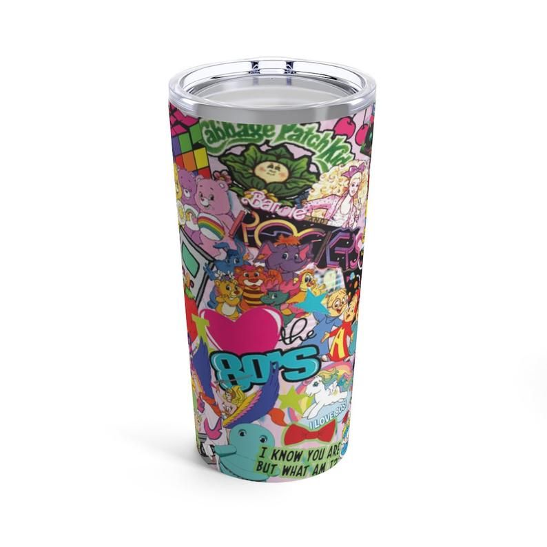 Love The 80S Colorful Gift For Lovers Travel Tumbler All Over Print Love The 80S Colorful Gift For Lovers Travel Tumbler All Over Print