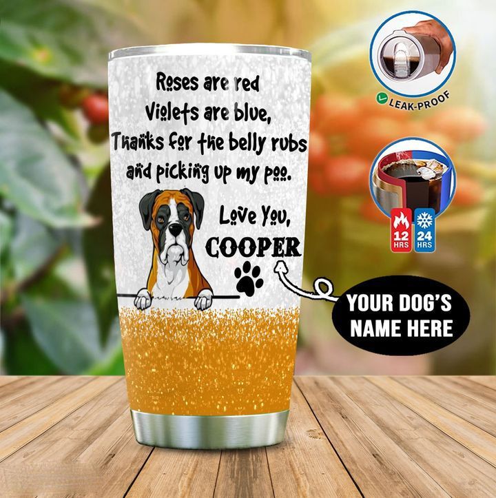 Love You Cooper Boxer Personalized Gift For Lover Day Travel Tumbler Love You Cooper Boxer Personalized Gift For Lover Day Travel Tumbler