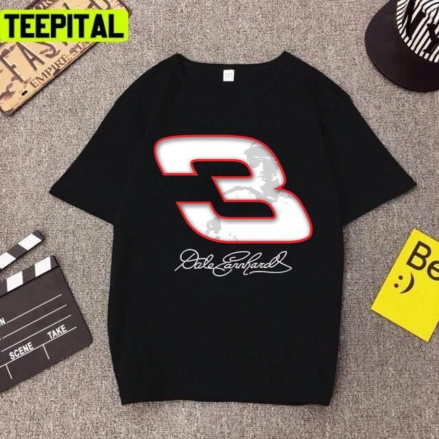 Man's Dale Earnhardt Nascar Unisex T-Shirt Man's Dale Earnhardt Nascar Unisex T-Shirt