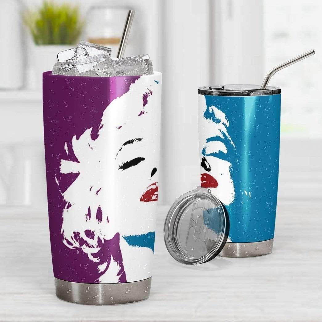 Marilyn Monroe Art Gift For Lover Day Travel Tumbler All Over Print Marilyn Monroe Art Gift For Lover Day Travel Tumbler All Over Print