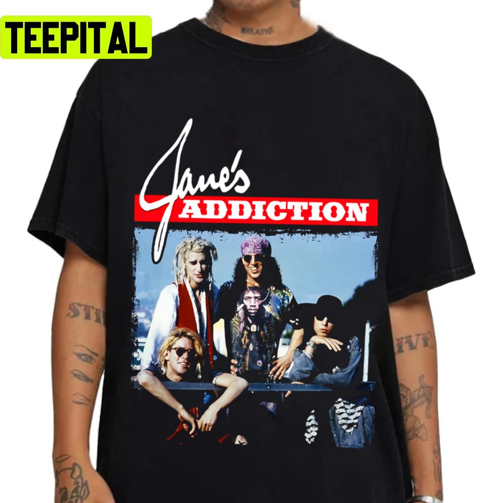 Members Of The Jane's Addiction Unisex T-Shirt Members Of The Jane's Addiction Unisex T-Shirt