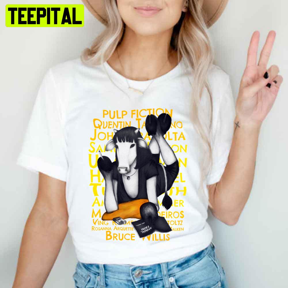 Mia Cow And Book Unisex T-Shirt Mia Cow And Book Unisex T-Shirt