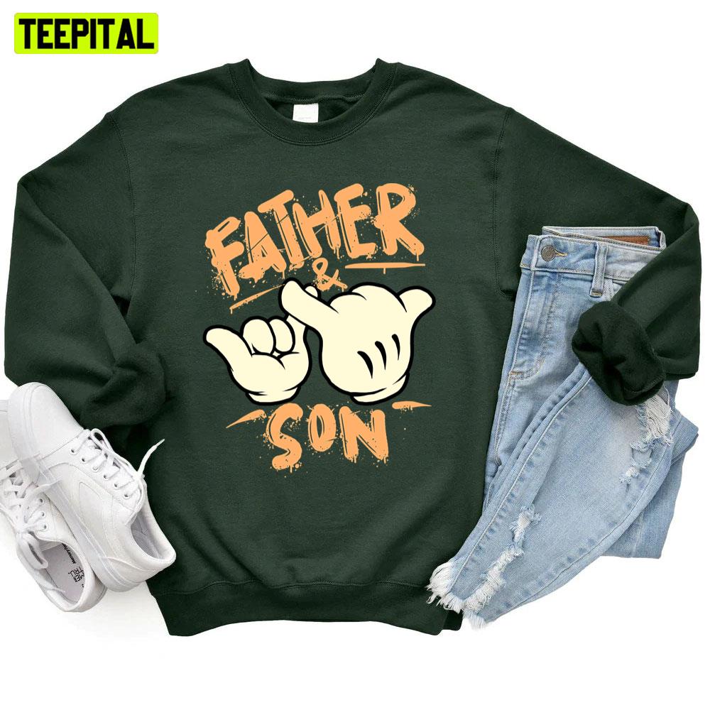 Mickey Father And Son Father's Day Unisex T-Shirt Mickey Father And Son Father's Day Unisex T-Shirt