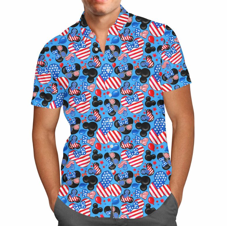 Mickey's Fourth of July Hawaii Shirt Mickey's Fourth of July Hawaii Shirt