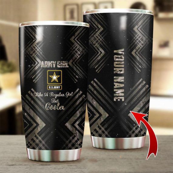 Military Gifts Army Girl Personalized Gift For Lover Day Travel Tumbler Military Gifts Army Girl Personalized Gift For Lover Day Travel Tumbler