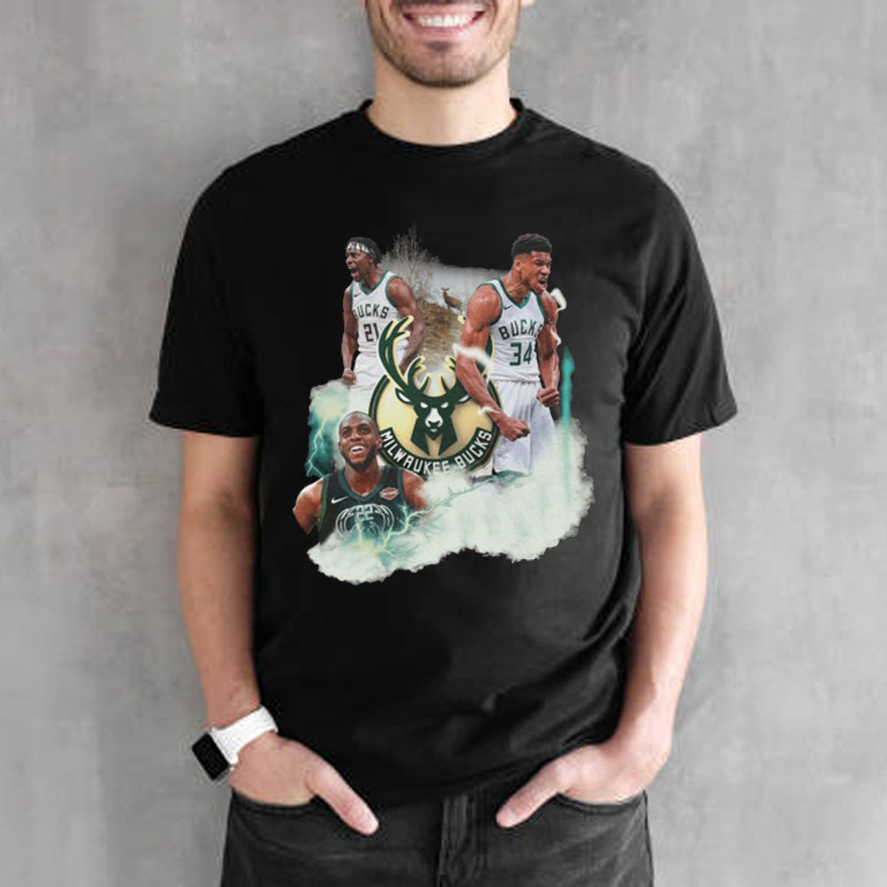 Milwaukee Bucks Goat Basketball Unisex T-Shirt Milwaukee Bucks Goat Basketball Unisex T-Shirt