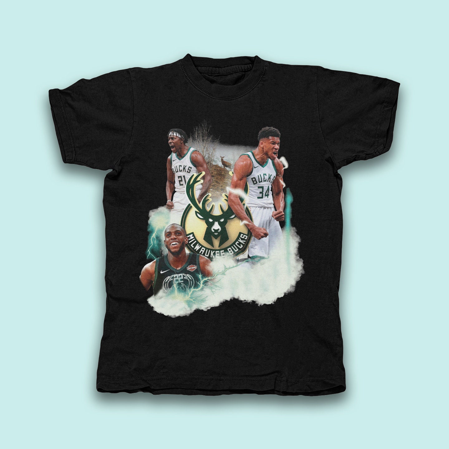 Milwaukee Bucks Goat Basketball Unisex T-Shirt Milwaukee Bucks Goat Basketball Unisex T-Shirt